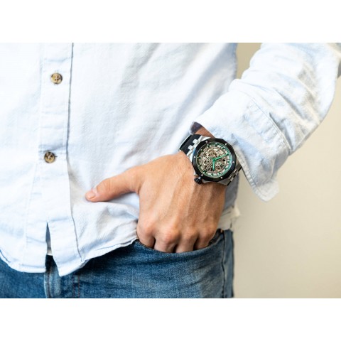 Чоловічий годинник EDOX 85303 3NN VB Delfin Mecano