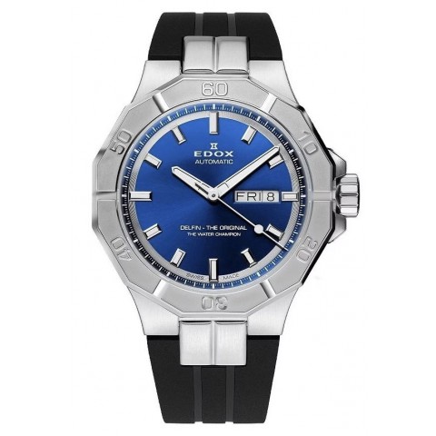 Чоловічий годинник EDOX 88008 3CA BUIN Delfin the Original Day Date Automatic