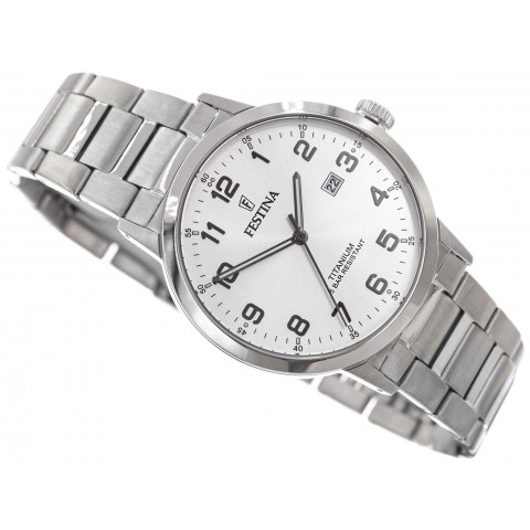 Чоловічий годинник FESTINA F20435/1 Titanium Date