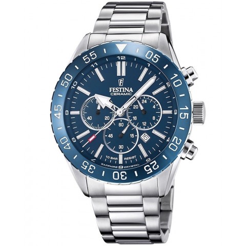 Чоловічий годинник FESTINA F20575/2 Ceramic Chrono