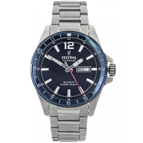 Чоловічий годинник FESTINA F20698/2 Titanium Date