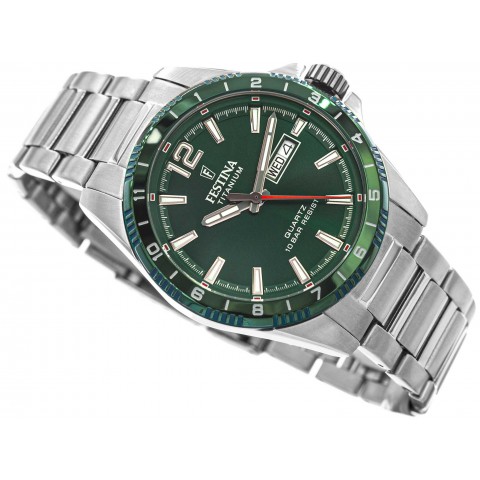 Чоловічий годинник FESTINA F20698/3 Titanium Date