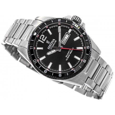 Чоловічий годинник FESTINA F20698/4 Titanium Date