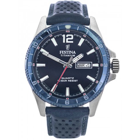 Чоловічий годинник FESTINA F20699/2 Titanium Date