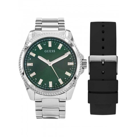 Чоловічий годинник GUESS GW0810G2 Siilver Tone