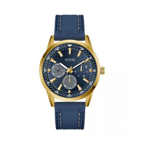 Чоловічий годинник GUESS GW0964G2 Blue Gold Tone