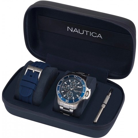 Чоловічий годинник NAUTICA NAPBYS006 Bayside Set