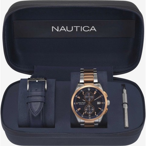 Чоловічий годинник NAUTICA NAPLSN003 Lisbona
