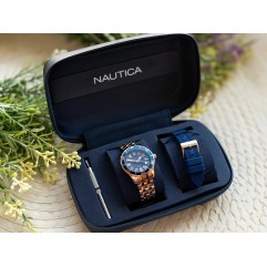 Жіночий годинник NAUTICA NAPPBS037 Pacific Beach Lady Set
