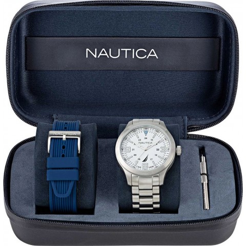 Чоловічий годинник NAUTICA NAPPLS020 Point Loma Set