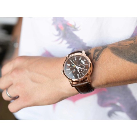 Чоловічий годинник ORIENT RA-AK0009T30B Sun & Moon Automatic