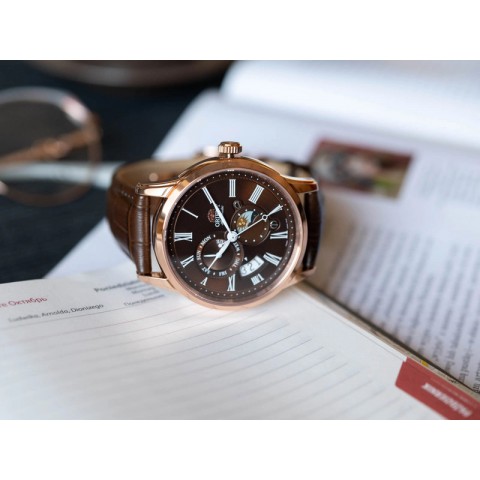 Чоловічий годинник ORIENT RA-AK0009T30B Sun & Moon Automatic