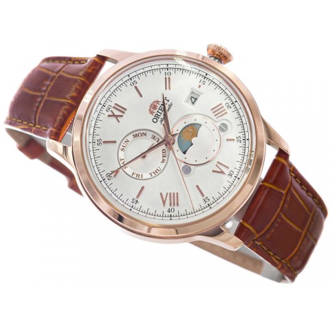 Чоловічий годинник ORIENT RA-AK0801S30B Sun & Moon Automatic