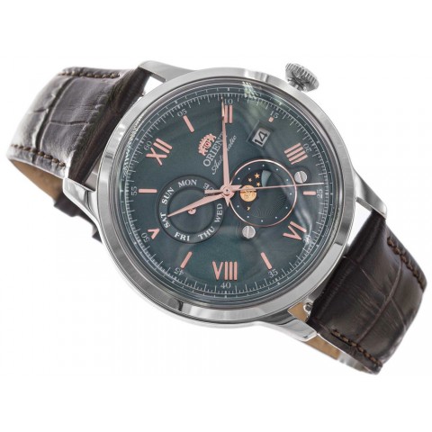 Чоловічий годинник ORIENT RA-AK0805E30B Sun & Moon Automatic