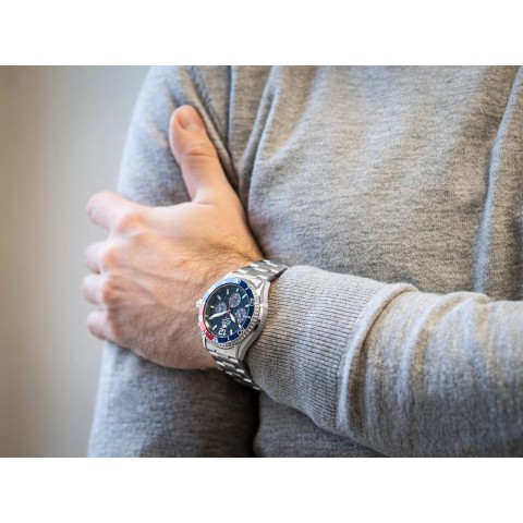 Чоловічий годинник ORIENT RA-TX0201L10B Mako Solar Diver