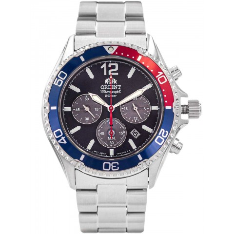 Чоловічий годинник ORIENT RA-TX0201L10B Mako Solar Diver