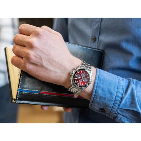Чоловічий годинник ORIENT RA-TX0207R10B Mako Solar Chronograph