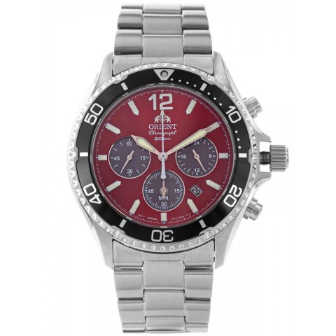 Чоловічий годинник ORIENT RA-TX0207R10B Mako Solar Chronograph