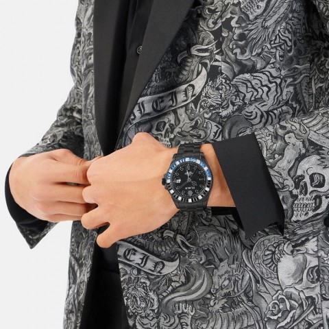 Чоловічий годинник PHILIPP PLEIN PWPZA0324 GMT-I Challenger Baguettes