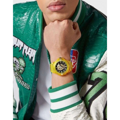 Чоловічий годинник PHILIPP PLEIN PWWAA0123 The Skull Synthetic High-Conic
