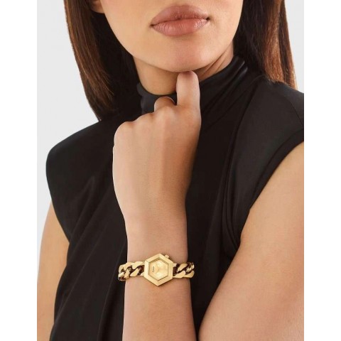 Жіночий годинник PHILIPP PLEIN PWWBA0323 The Hexagon Groumette Perpetual Bling