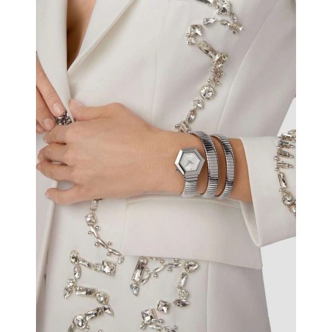 Жіночий годинник PHILIPP PLEIN PWZAA0123 Snake Hexagon