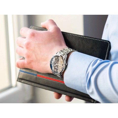 Чоловічий годинник ROAMER Superior Moonphase 513821 41 85 50
