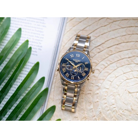 Чоловічий годинник ROAMER Superior Moonphase 513821 47 45 50