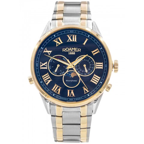 Чоловічий годинник ROAMER Superior Moonphase 513821 47 45 50