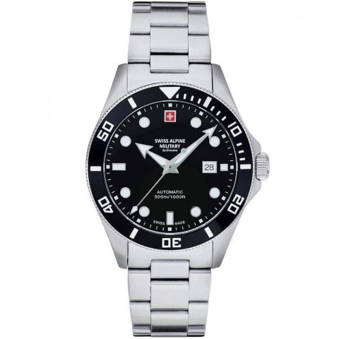 Чоловічий годинник SWISS ALPINE MILITARY Automatic Diver SAM7095.2137 Alpine by Grovana