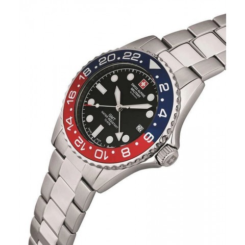 Чоловічий годинник SWISS ALPINE MILITARY GMT SAM7052.1131 Alpine by Grovana