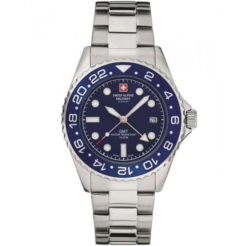 Чоловічий годинник SWISS ALPINE MILITARY GMT SAM7052.1135 Alpine by Grovana