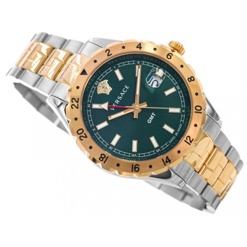 Чоловічий годинник VERSACE HELLENYIUM GMT V11050016