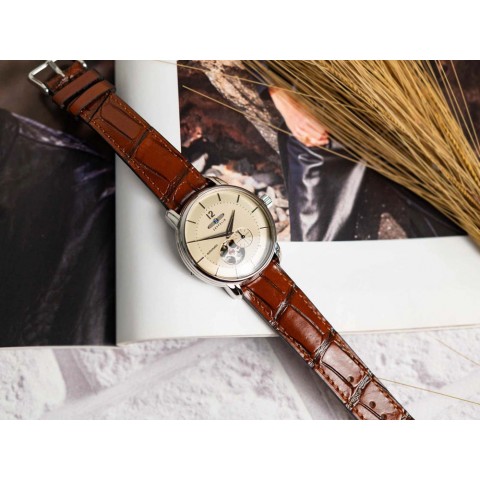 Чоловічий годинник ZEPPELIN 8166-1 LZ120 Bodensee Open Heart Automatic