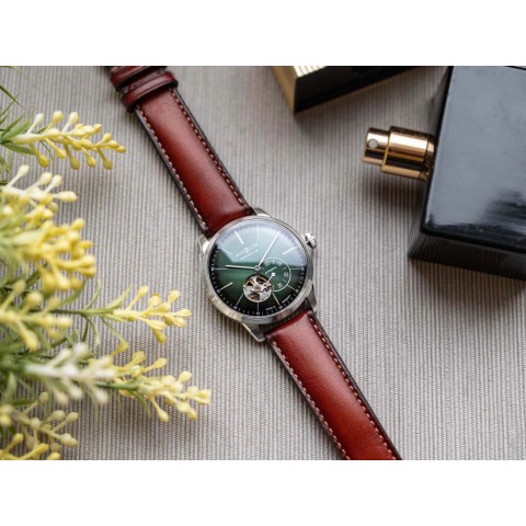 Чоловічий годинник ZEPPELIN 8364-4 Flatline Open Heart Automatic