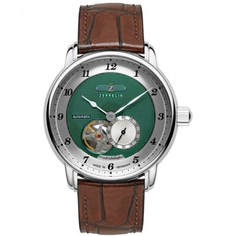 Чоловічий годинник ZEPPELIN 8566-2 Friedrichshafen Open Heart Automatic