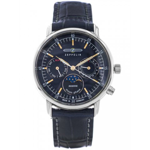 Чоловічий годинник ZEPPELIN LZ14 Marine Moonphase 8635-3