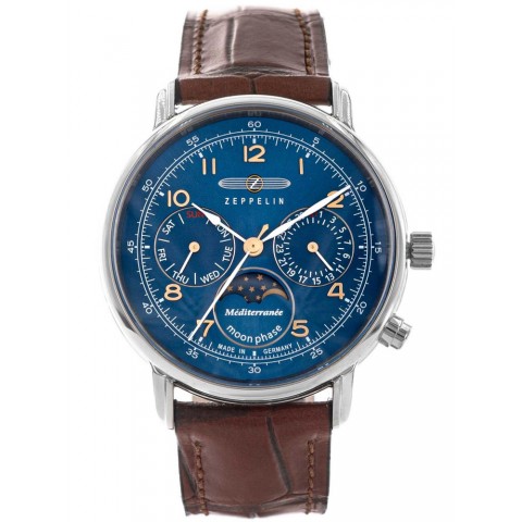 Жіночий годинник ZEPPELIN Méditerranée Moonphase 9637-3