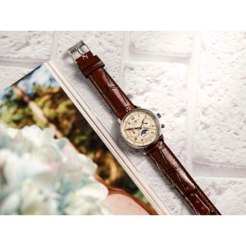 Чоловічий годинник ZEPPELIN Mediterranee Moonphase 9637-5