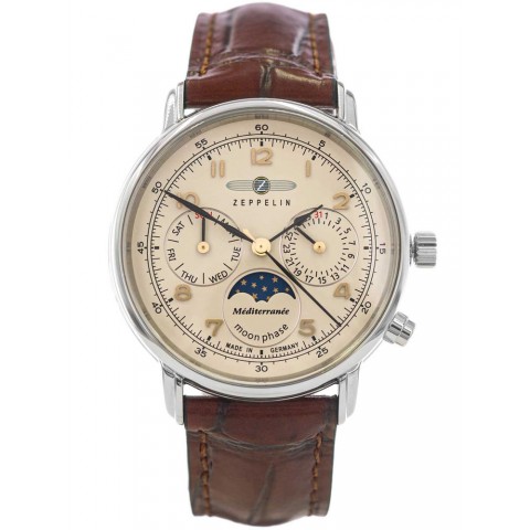 Чоловічий годинник ZEPPELIN Mediterranee Moonphase 9637-5